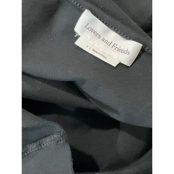 Lovers and Friends Tati Turtleneck Dress in Black Small New Womens Mini Mock - Picture 6 of 9